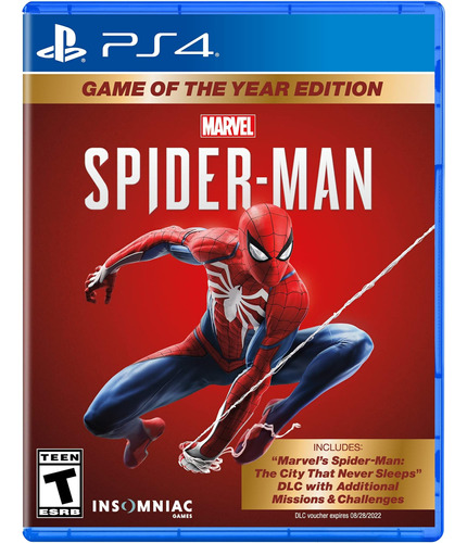 Juego Marveløs Spiderman Edicion Game Of The Year Para Ps4