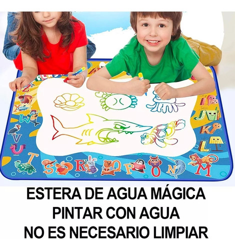 Pintura Con Dibujos Acuáticos, Alfombra Con Forma De Garabat