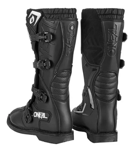 Botas Motocross Enduro Oneal Rider Pro Color Negro Punta Metálica Talla 29  Mx