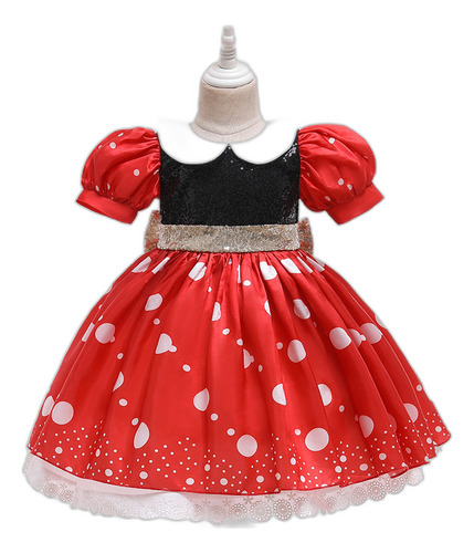 Vestido Infantil De Manga Corta De Verano Con La Princesa Mi