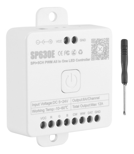 Controlador Led Bluetooth Sp630e Compatible Con Pwm Cct Rg M