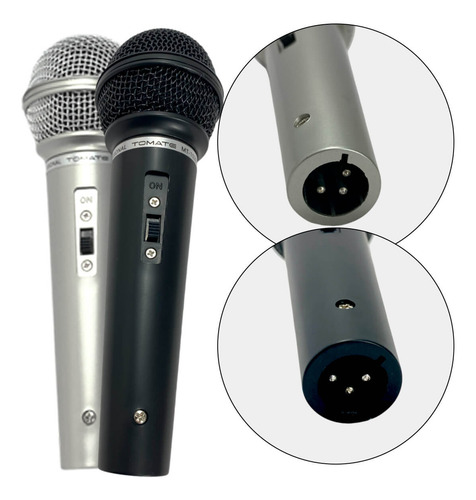 Kit Microfone Com Fio Microfone Com Cabo Microfone Dinâmico