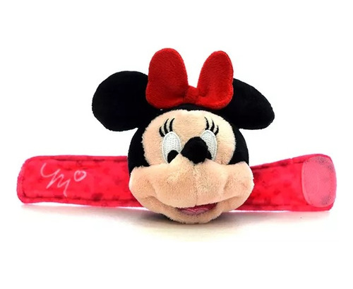  Pulseras De Peluche 15cm Minnie Mouse Original Disney