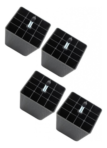 4pcs Muebles Elevadores Cuadrados 3.15 Pulgadas Sofá