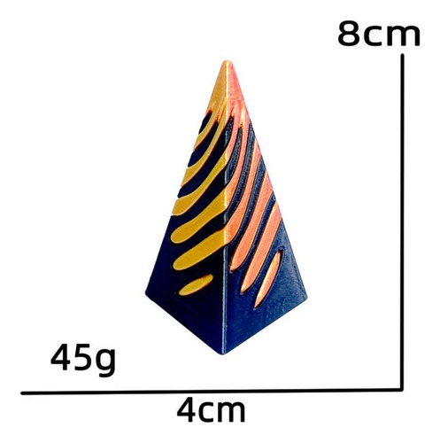 Para Genérico Escultura De Paso De Pirámide Imposible, 3 Pcs