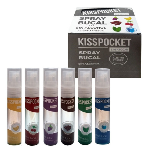 Spray Bucal Kiss Pocket Caja X 30