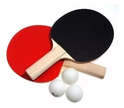 Juego De Ping Pong - 2 Paletas + 3 Pelotas