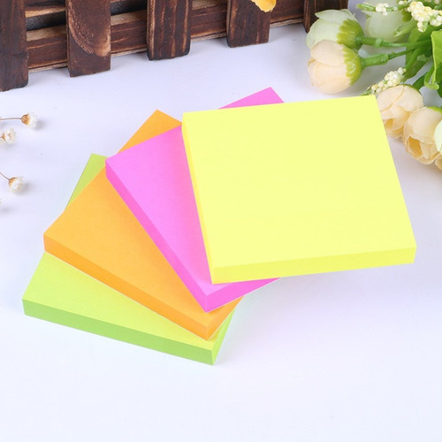 Deli 9085 - Papel Para Notas (100 Hojas, 76 X 76 Mm), Color