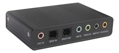 Tarjeta De Sonido Usb Aleación De Aluminio Con Spdif Audio