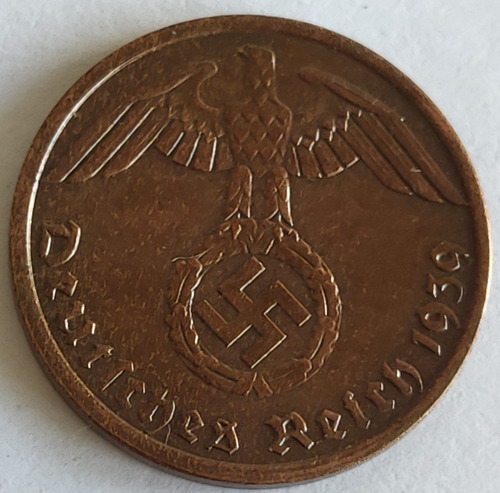 Moneda De Alemania 1 Reichspfennig 1939 (a)