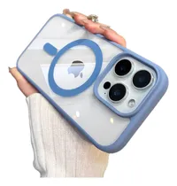 Comprar Funda Para iPhone 15 Carcasa Protectora Transparente Funda Para iPhone 16 14 13 12 11 Pro Max Con Magsafe Case Accesorios Para Teléfonos Móviles