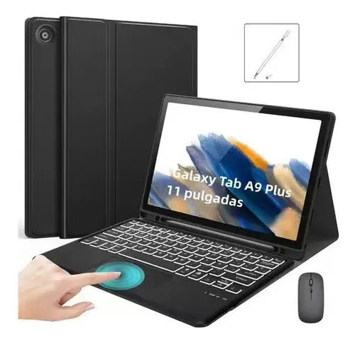 Funda Con Teclado Táctil Para Galaxy Tab A9 Plus11\\ Mouse