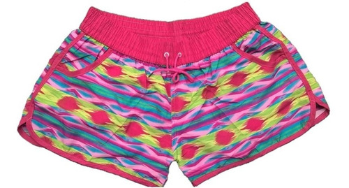 Short De Baño Mujer Playero Pileta Secado Rapido
