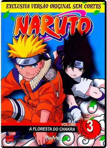 Naruto Volume 03 A Floresta Do Chakra Dvd Original Lacrado