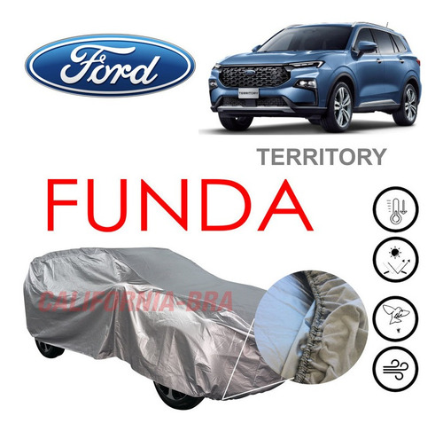 Funda Cubierta Lona Cubre Ford Territory 2023