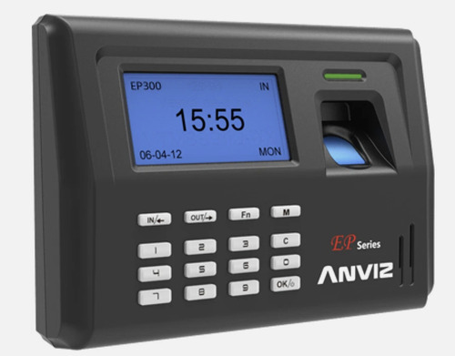 Control De Asistencia Horario Biometrico Anviz Ep300 Negro