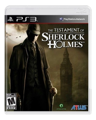 The Testament Of Sherlock Holmes Game Ps3 Midia Fisica Jogo (Recondicionado)