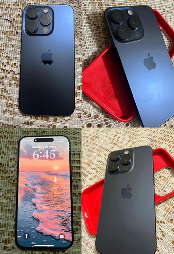 Apple iPhone 15 Pro (256 Gb) - Titanio Azul Sim Físico (Usado)