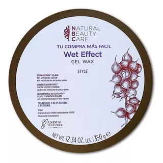 Nbc Cera Gel Wax Wet Effect 350 G Cabello Fijación Fuerte en cera - gel NBC Style