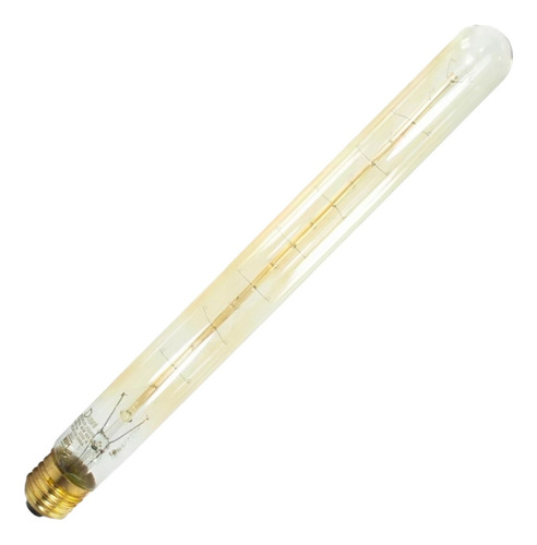 2 Pz Foco Vintage Filamento De Carbono 40w Gt125 27cm Luz Blanco Cálido