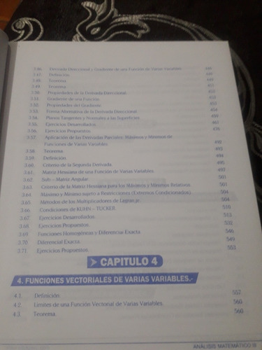 Imagen 6 de 10 de Libro De Analisis Matematico Tomo 3 Espinoza