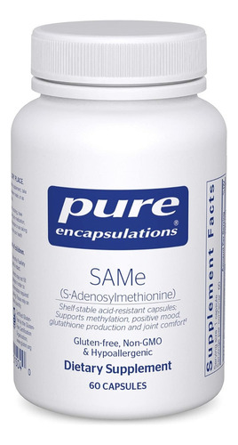 Sam-e Pure Encapsulations 60 Cápsulas
