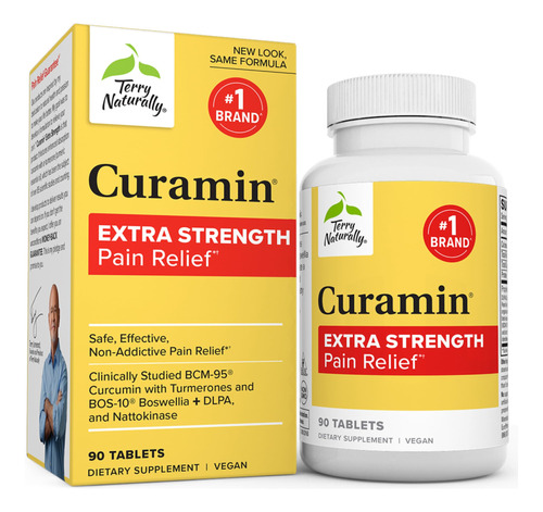 Terry Naturally Curamin Extra Strength - 90 Tabletas - Alivi