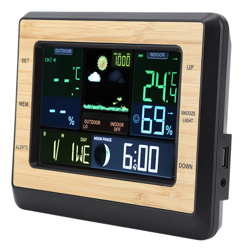 Termómetro Para Interiores Y Exteriores, Estación De Pronóst