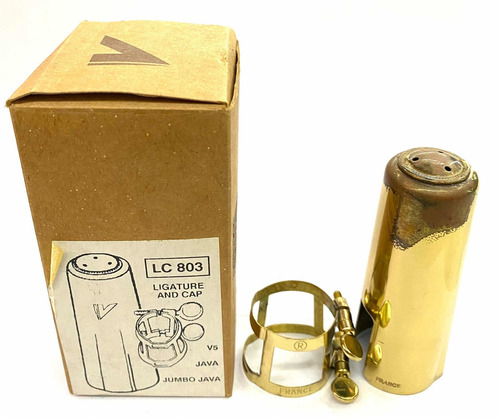 Abraçadeira Sax Tenor C/ Tampa Vandoren Lc 803 Novo Vitrine