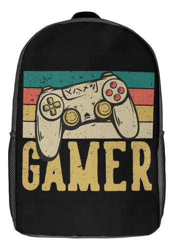 Controller Joystic Mochila Casual Correa Hombro Ajustable