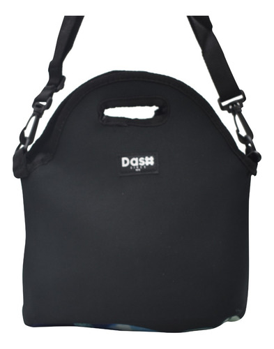 Lonchera Abaja Reina Corona Estampado Termica Dash Color Negro