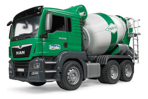 Bruder  Man Tgs Cement Mixer Truck Vehículo Para Edades De.