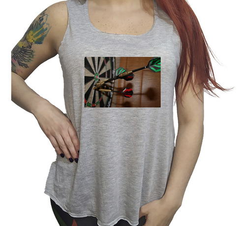 Musculosa Dama Dardos Juego Destreza Dardo Tablero M2