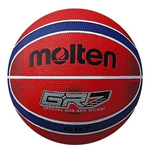 Pelota Molten Basket Nº7 Gr7 Caucho Colores - Basquet. 