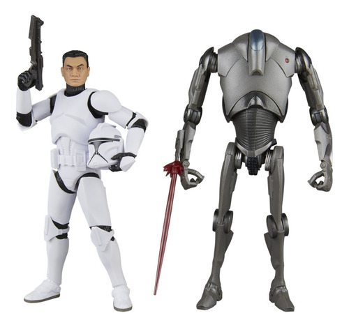Star Wars Soldado Clon Fase I Y Superdroide De Combate
