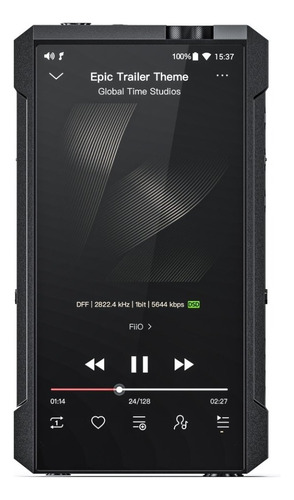 Fiio M17 - Player Wi-Fi Bluetooth Aptx Hd Player de alta resolução, cor preta