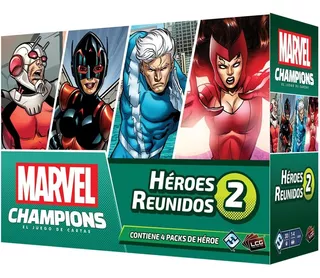Juego De Mesa Cartas Marvel Champions Pack Heroes Reunidos 2