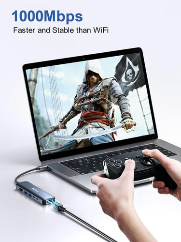 Usb C Concentrator, Multiport Usb C A Hdmi, Dong