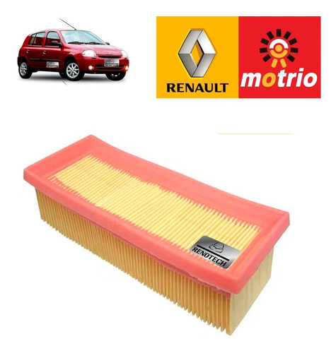 Filtro De Ar Do Motor Clio Ii 1.0 16v 2000 A 2004 8200104272