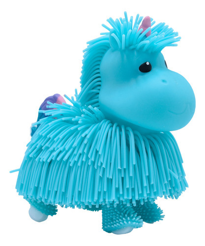 Jiggly Pets Unicornio Movimientos Y Sonido Color Azul