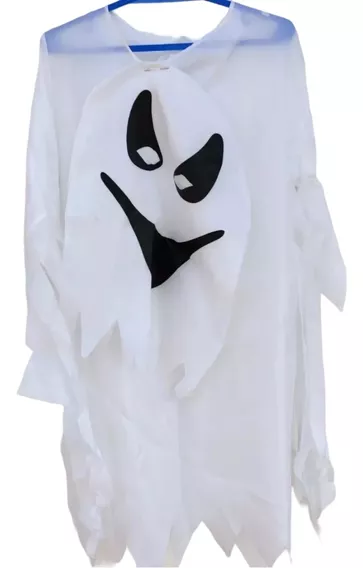 Disfraz Fantasma Crosti Halloween Niñas Niños Capucha Túnica