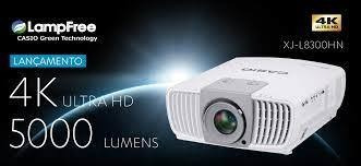 Projetor Led Laser Casio Xj L8300hn 4k Ultra Hd 5000 Lumens