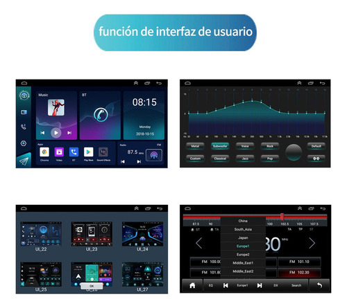 Y Estéreo Carplay Ram 2gb Para Ford Mondeo Fusión 2013-2019