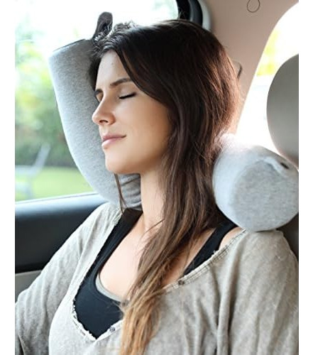 Twist Memory Foam Travel Pillow For Neck, Chin, Lumbar ...