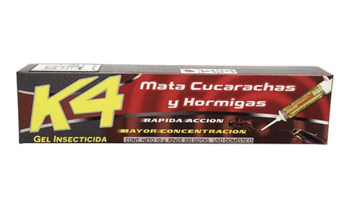 Gel Insecticida Mata Cucarachas Y Hormi - g a $4490