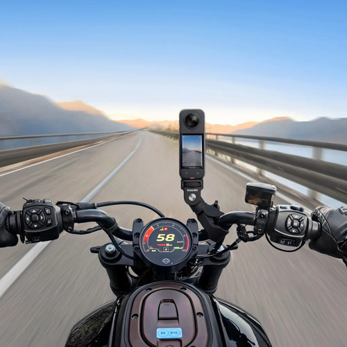 Câmera Insta360 X4 8k 360° + Case E Película Protetora Preto