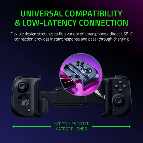 Mando De Juegos Razer Kishi, Para Android, Usb-c, Ergonómico