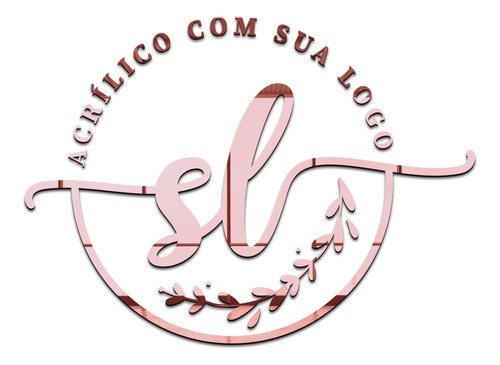  Logotipo Letreiro De Parede Personalizado Em Acrílico 45x45