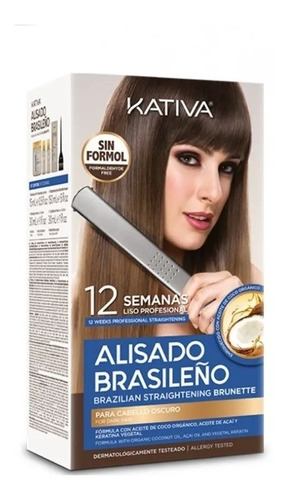 Kativa Alisado Brasileño Para Cabello Oscuro