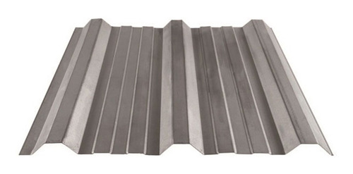 Chapa Trapezoidal Cincalum C25 - Por 5 Metros!! Color Plateado